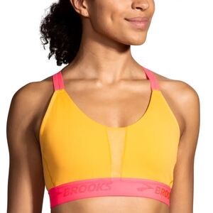 Brooks Women's Yellow Sports Bra